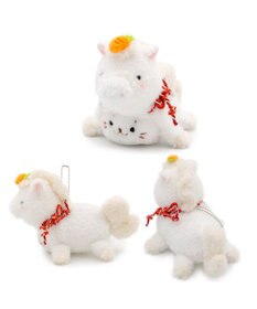 Mother garden しろたん  午年 キーホルダー 《白》 単品