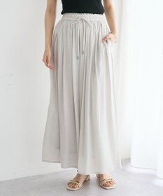 YECCA VECCA 【セットアップ可能】シルキータックワイドパンツ