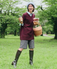 Tiaclasse 【安田美沙子さん着用・選べる2type・洗える】もちニットチュニック