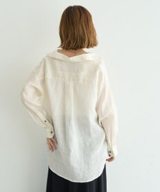 YECCA VECCA 3wayフレンチリネンシャツ