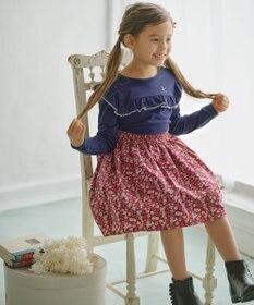 組曲 KIDS 【110-140cm】プチフルール カットソー