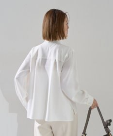 YECCA VECCA スカーフリング付きボウタイブラウス