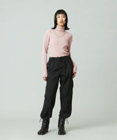 J.PRESS YORK STREET 【WOMEN】ANTI PILLING WOOL リブタートルニット