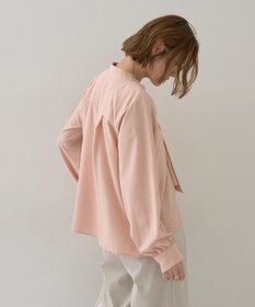 YECCA VECCA スカーフリング付きボウタイブラウス