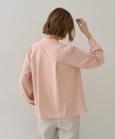 YECCA VECCA スカーフリング付きボウタイブラウス