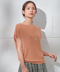 ANY L 【洗濯機可能/アンチピリング/UVケア】アクリルガーターコクーンニット