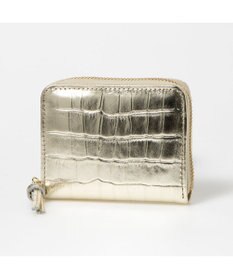 UNBILLION ペルケ perche / メタリッククロコ・ジャバラカードウォレット