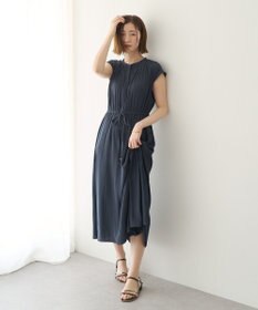 YECCA VECCA ギャザードロストワンピース