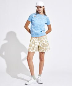 PW CIRCULUS 【WOMEN】ジラフ柄キュロット ゴルフウェア レディース