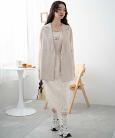 WEGO サイドリボンテーラードベスト