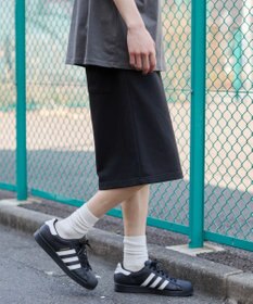 WEGO 【ユニセックス着用ITEM/SMサイズ展開/ウエストゴム】スウェットバギーショーツ