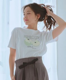Feroux フルーツモチーフプリント Tシャツ