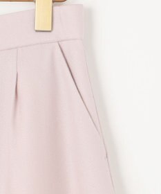 組曲 L 【WEB一部店舗限定】ウールジョーゼット キュロットパンツ