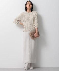 23区 【洗える】コンフォートダンボールジャージー スカート