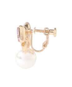 Maison de FLEUR ビジューリボンイヤリング