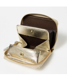 UNBILLION ペルケ perche / メタリッククロコ・ジャバラカードウォレット