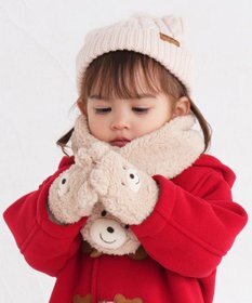 MIKI HOUSE HOT BISCUITS 【1歳-5歳】 もこくま顔ドン ボアミトン