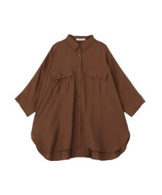AMERICAN HOLIC 【予約】【WEB限定】接触冷感Wポケットシャツチュニック