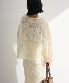 Green Parks レース刺繍プルオーバー