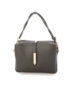 UNBILLION カシュカシュ cachecache / メタルフラップ3つ口ミニショルダー