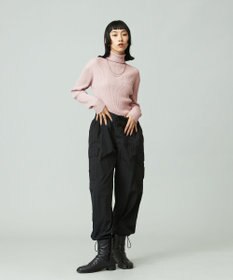 J.PRESS YORK STREET 【WOMEN】ANTI PILLING WOOL リブタートルニット