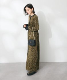 CRAFT STANDARD BOUTIQUE 総柄バイカラーワンピース