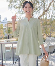 Tiaclasse バックタックフレアチュニック