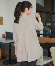 Tiaclasse バックタックフレアチュニック