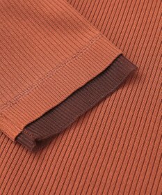 Green Parks 袖レイヤー５分袖ニットプルオーバー