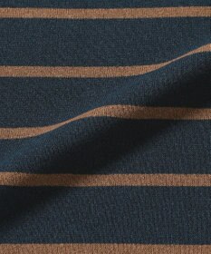 WHITE MAILS 【UNISEX】PAPER YARN BORDER KINT PULLOVER T-シャツ