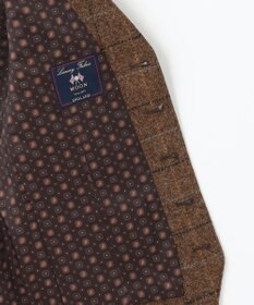 JOSEPH ABBOUD 【ツィード/UKファブリック】ツイード  ウィンドーペン ベスト