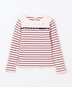 組曲 KIDS 【110-140㎝】レースボーダー トップス