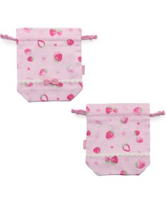 Mother garden マザーガーデン 野いちご コップ巾着 《スケッチ柄》