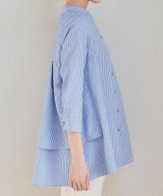 Tiaclasse L バックタックフレアチュニック