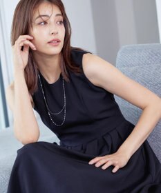 Tiaclasse 【洗える】タックフレアワンピース