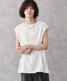 WEGO 【5色3サイズ展開/ユニセックス着用ITEM/洗える/綿100%】スリーブレスコットンT