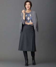 J.PRESS LADIES 【洗える】アーガイルツイン ニット