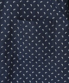 JOSEPH ABBOUD 【オーガニックコットン】フランネルペイズリー柄プリント シャツ