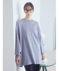 earth music&ecology バックヘムプリーツチュニック