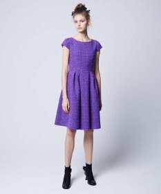 TOCCA CHIFFON TWEED ドレス