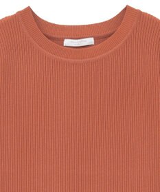 Green Parks 袖レイヤー５分袖ニットプルオーバー