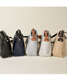 LA BAGAGERIE コーティングキャンバス ミニショルダーバッグ