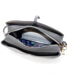 UNBILLION カシュカシュ cachecache / メタルフラップ3つ口ミニショルダー