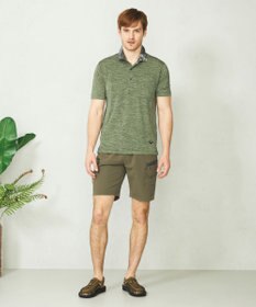 JOSEPH ABBOUD MOUNTAIN 【UNISEX】接触冷感 クールスキンガードポロシャツ