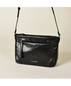 LA BAGAGERIE コーティングキャンバス ミニショルダーバッグ