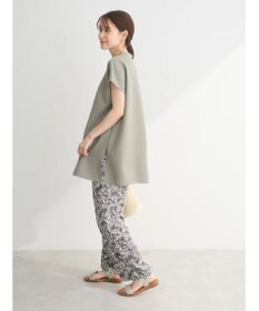 Green Parks 接触冷感　比翼ボタンチュニック