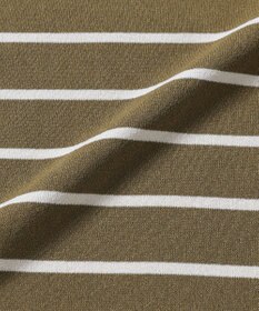 WHITE MAILS 【UNISEX】PAPER YARN BORDER KINT PULLOVER T-シャツ