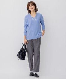 23区 【CLASSY.1月号掲載】ウールミルドストレッチ テーパードパンツ