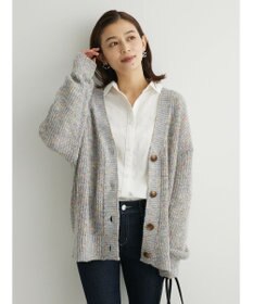 Green Parks Ｍｉｘカラーニットゆるカーディガン