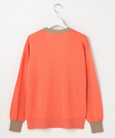 自由区 S カラーブロック カーディガン